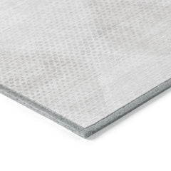 8' X 10' Ivory Geometric Washable Non Skid Indoor Outdoor Area Rug