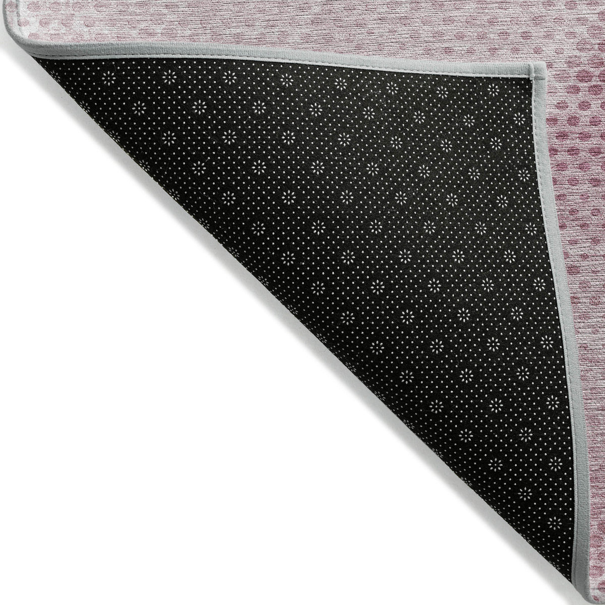 8' X 10' Merlot Geometric Washable Non Skid Indoor Outdoor Area Rug
