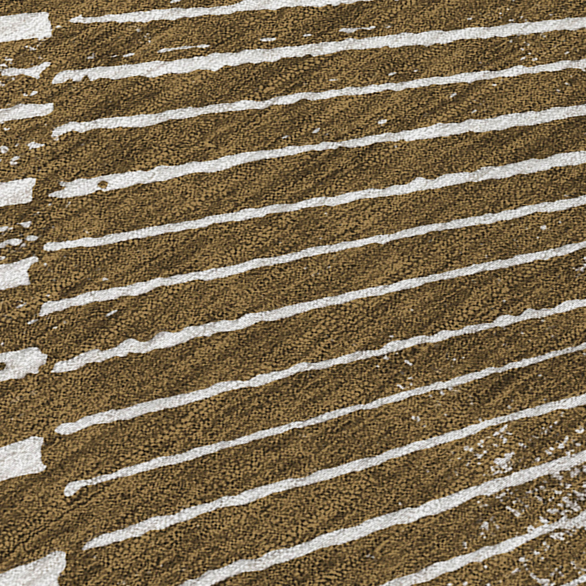 10' X 14' Chocolate Abstract Washable Non Skid Indoor Outdoor Area Rug