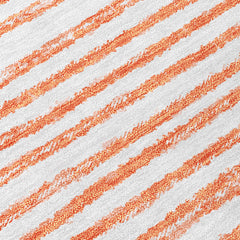 2' X 3' Salmon Abstract Washable Non Skid Indoor Outdoor Area Rug