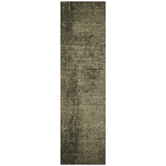 8' Runner Gray Abstract Washable Non Skid Indoor Outdoor Runner Rug