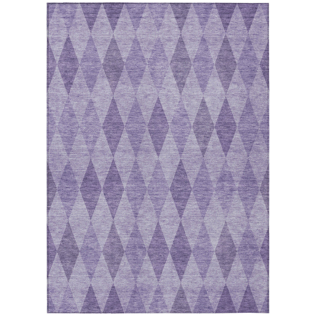 3' X 4' Purple Geometric Washable Non Skid Indoor Outdoor Area Rug