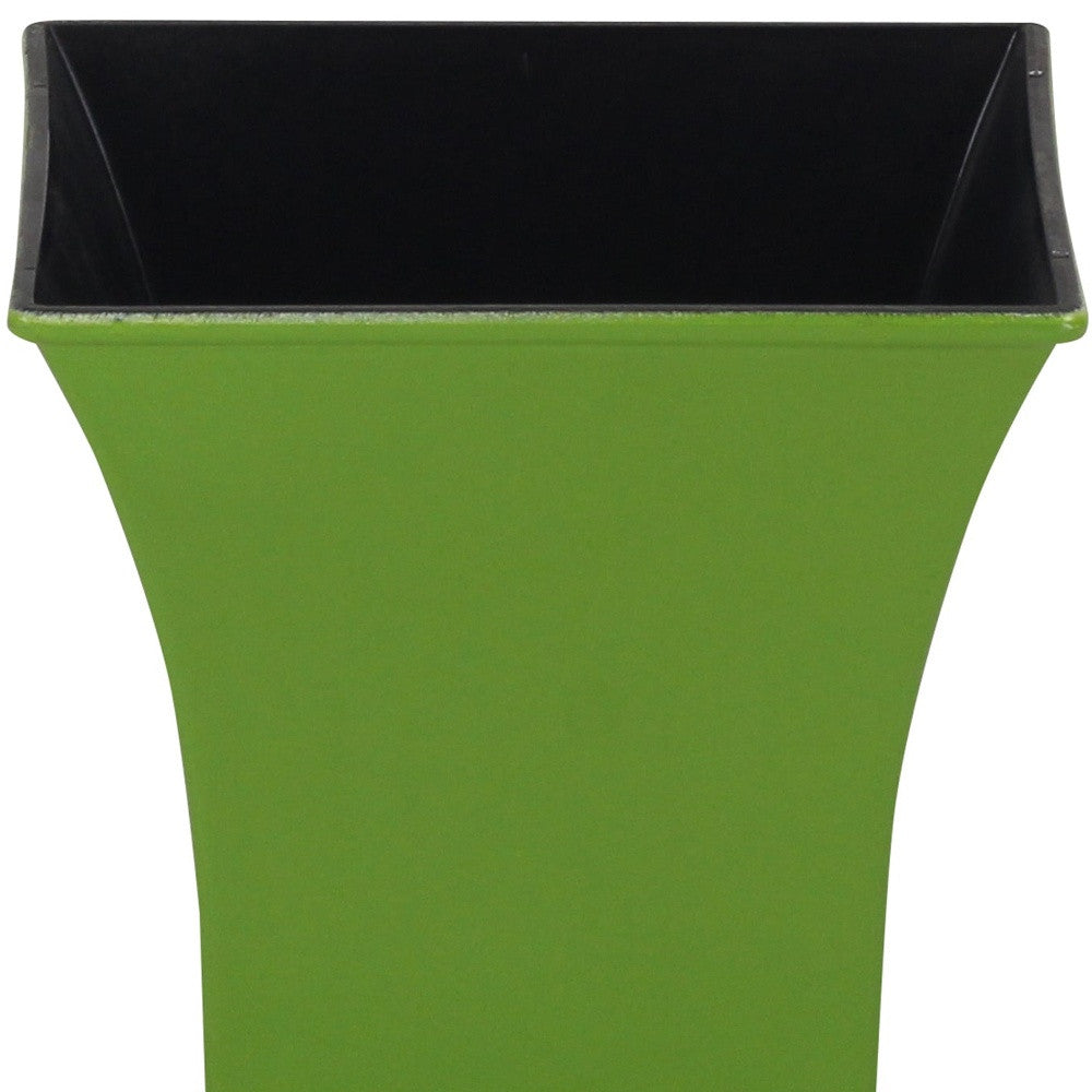 5" Lime Green Recycled Plastic Indoor Outdoor Novelty Nursery Pot