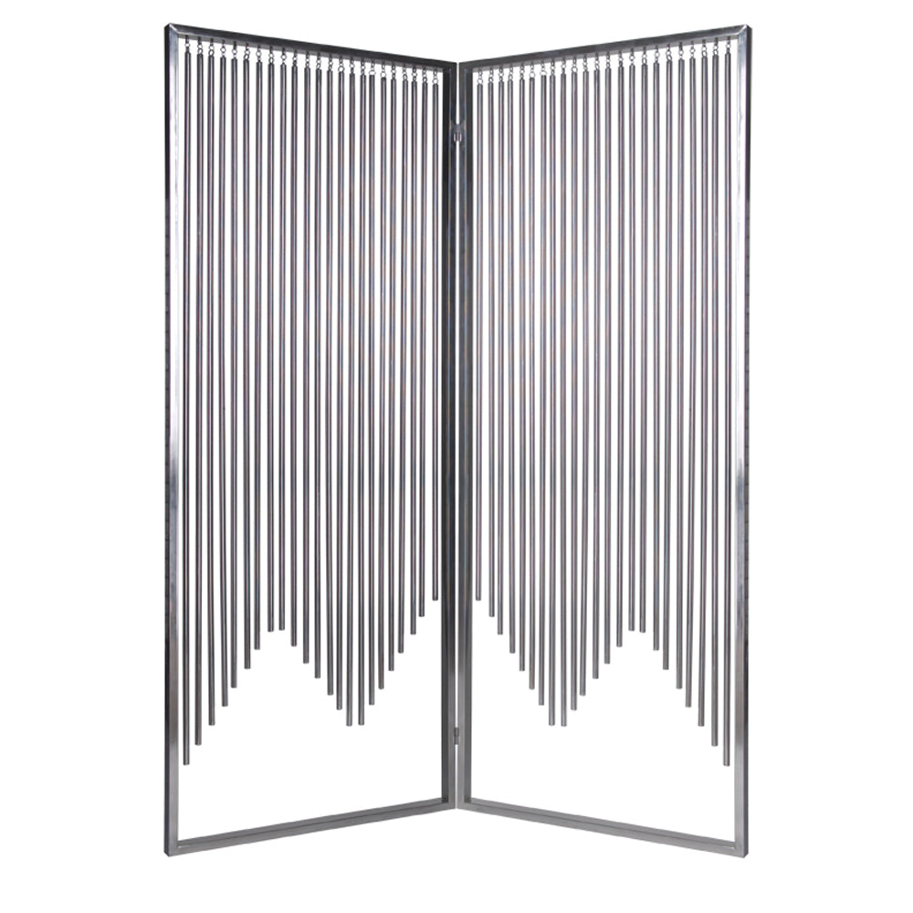 1" X 55" X 71" Silver Metal Screen