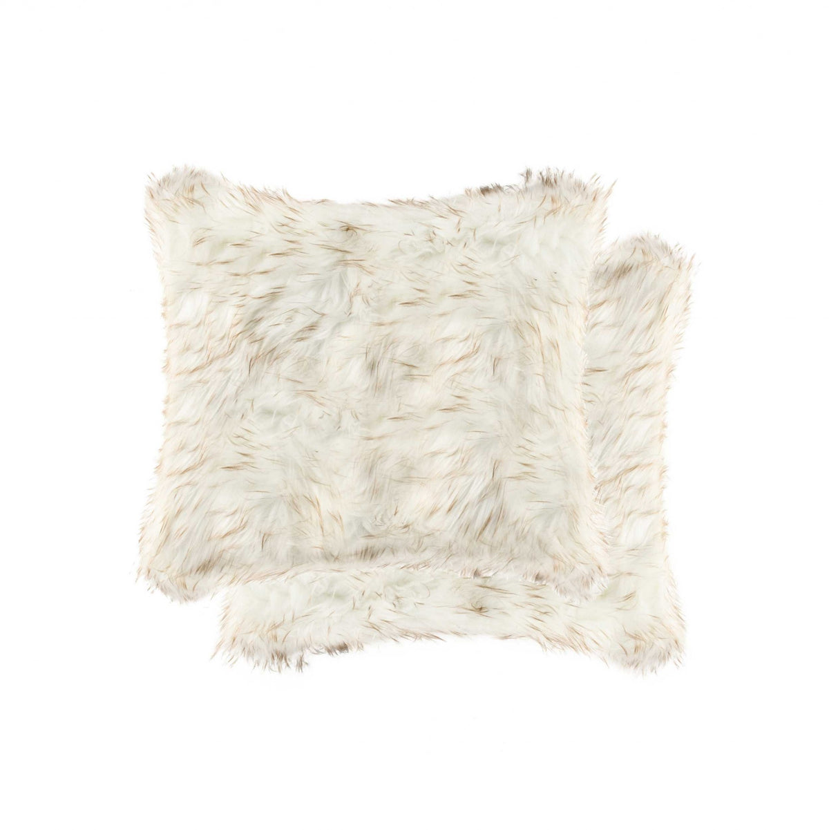 18" X 18" X 5" Gradient Tan Faux Pillow 2 Pack