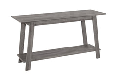 15.75" X 42" X 22.5" Grey Particle Board Laminate TV Stand