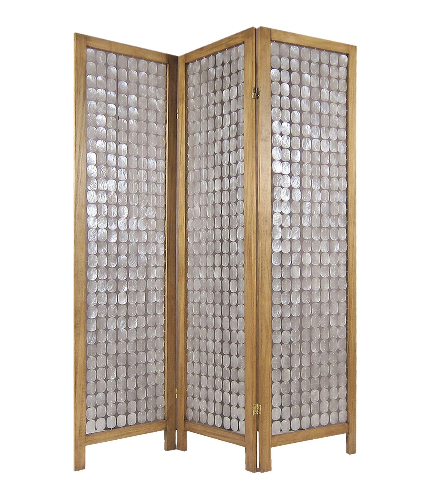 54 X 1.5 X 71 Clear Capiz Shell Screen