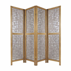 84 X 1.5 X 84 Clear Capiz Shell Screen