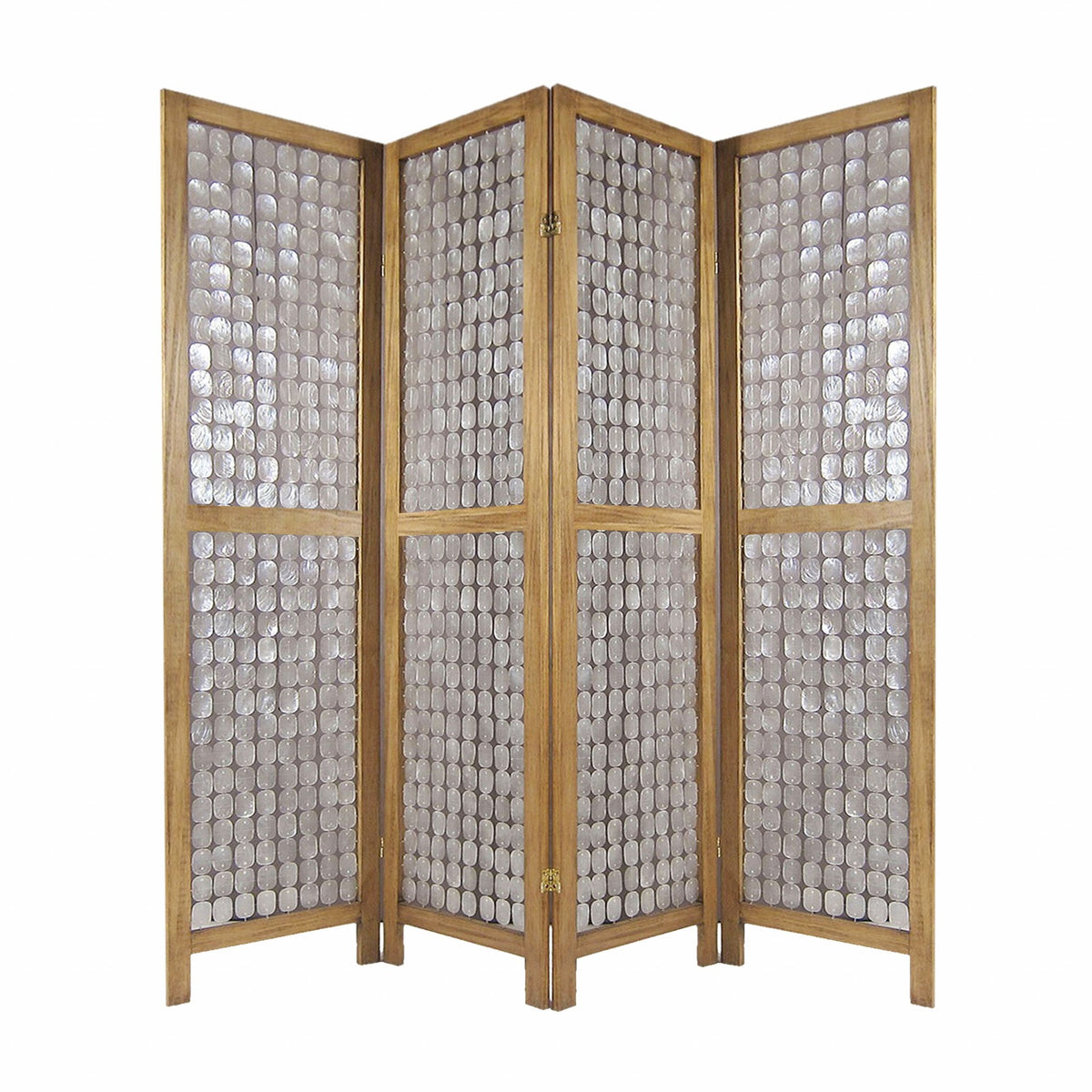 84 X 1.5 X 84 Clear Capiz Shell Screen