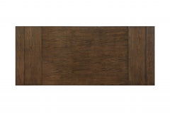 42" X 96" X 30" Dark Oak Wood Dining Table