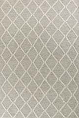 5' X 7' Wool Grey Area Rug