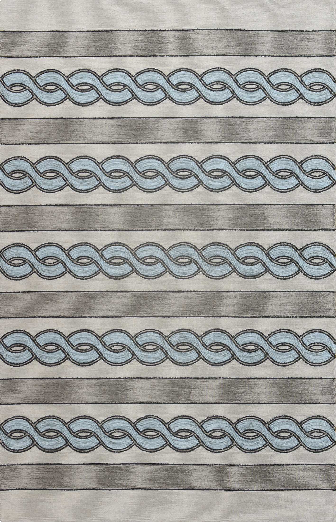 8' X 11' Uv Treated Polypropylene Ivory Or Spa Area Rug