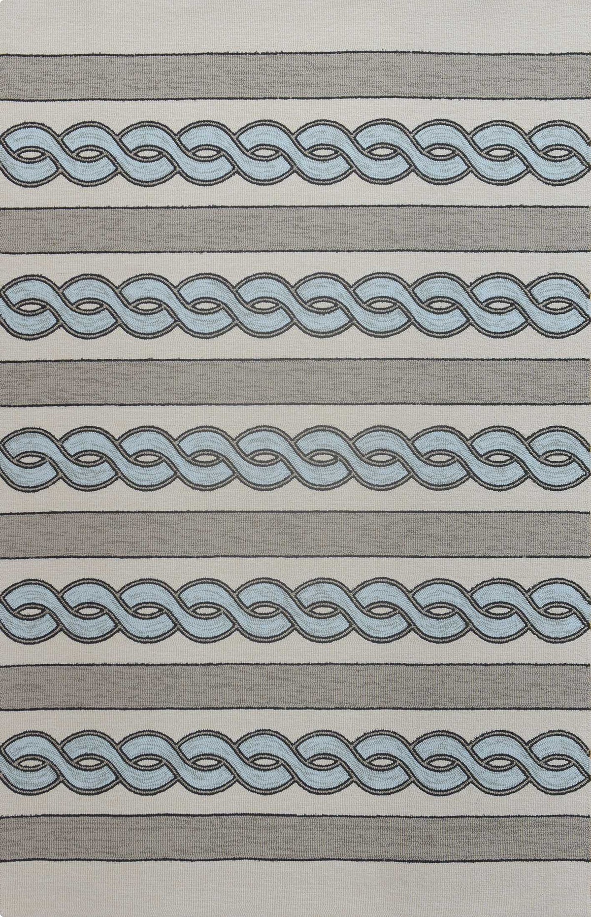 8' X 11' Uv Treated Polypropylene Ivory Or Spa Area Rug