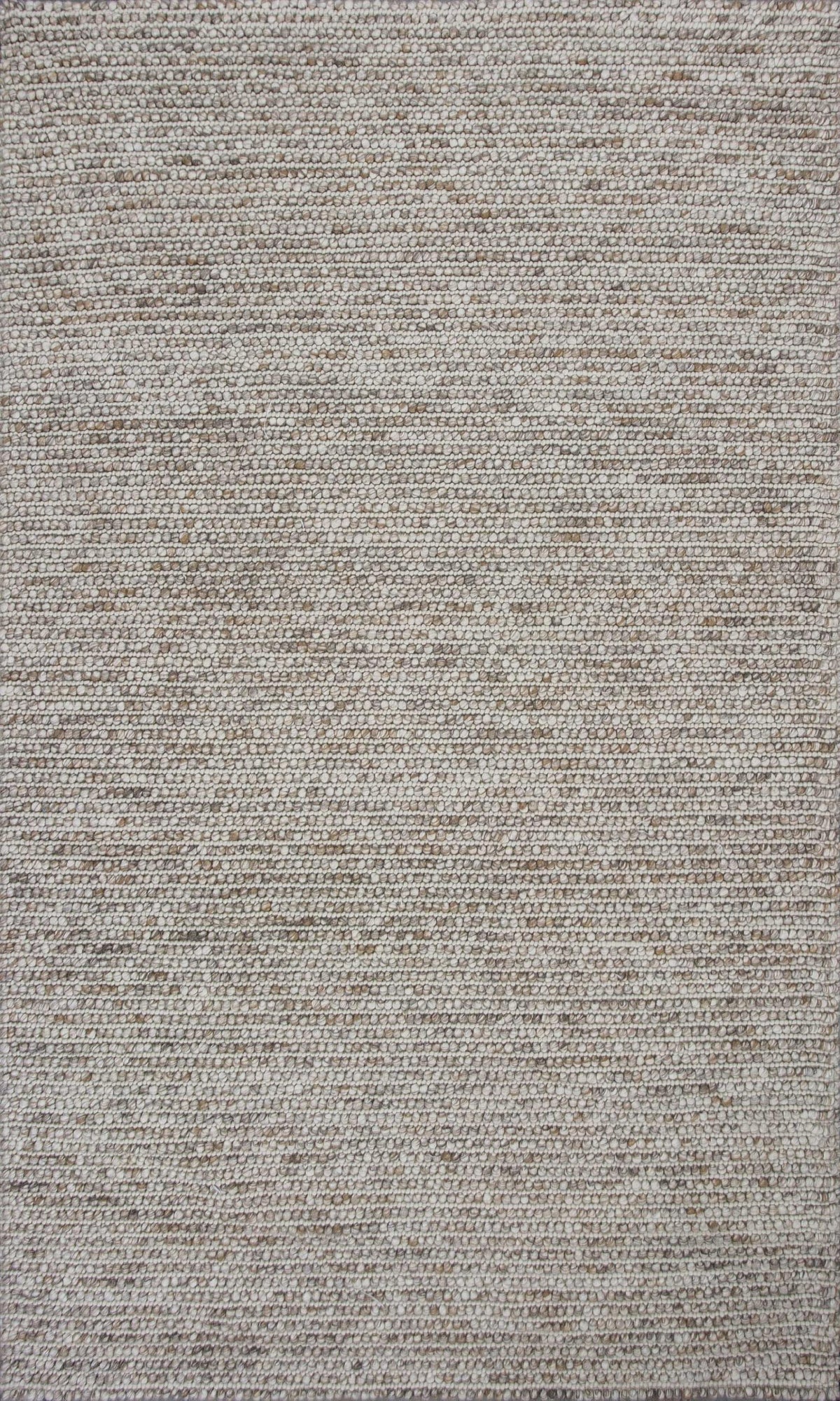 7' X 9' Wool Natural Area Rug