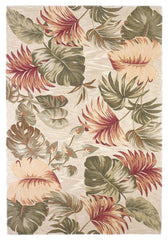7' X 9' Wool Beige Area Rug