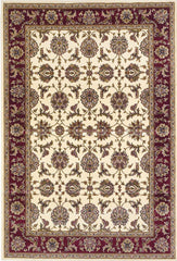 9' X 13' Polypropylene Ivory Or Red Area Rug