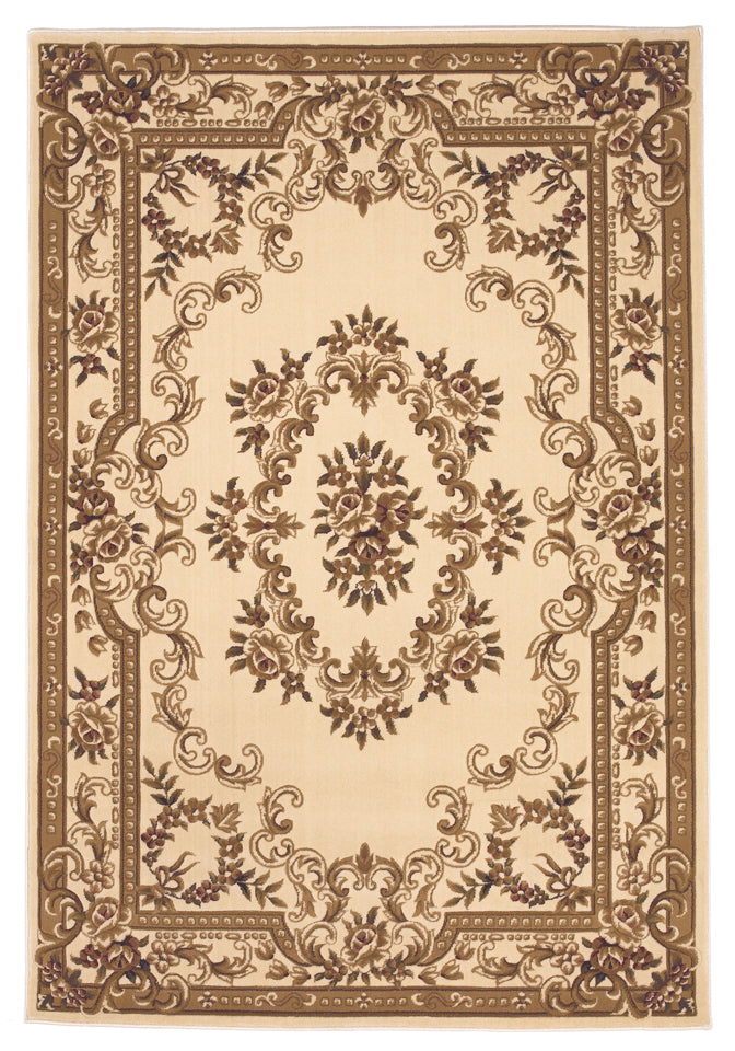 9' X 13' Polypropylene Ivory Area Rug