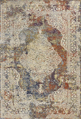 9' X 13' Polypropylene Multi Area Rug
