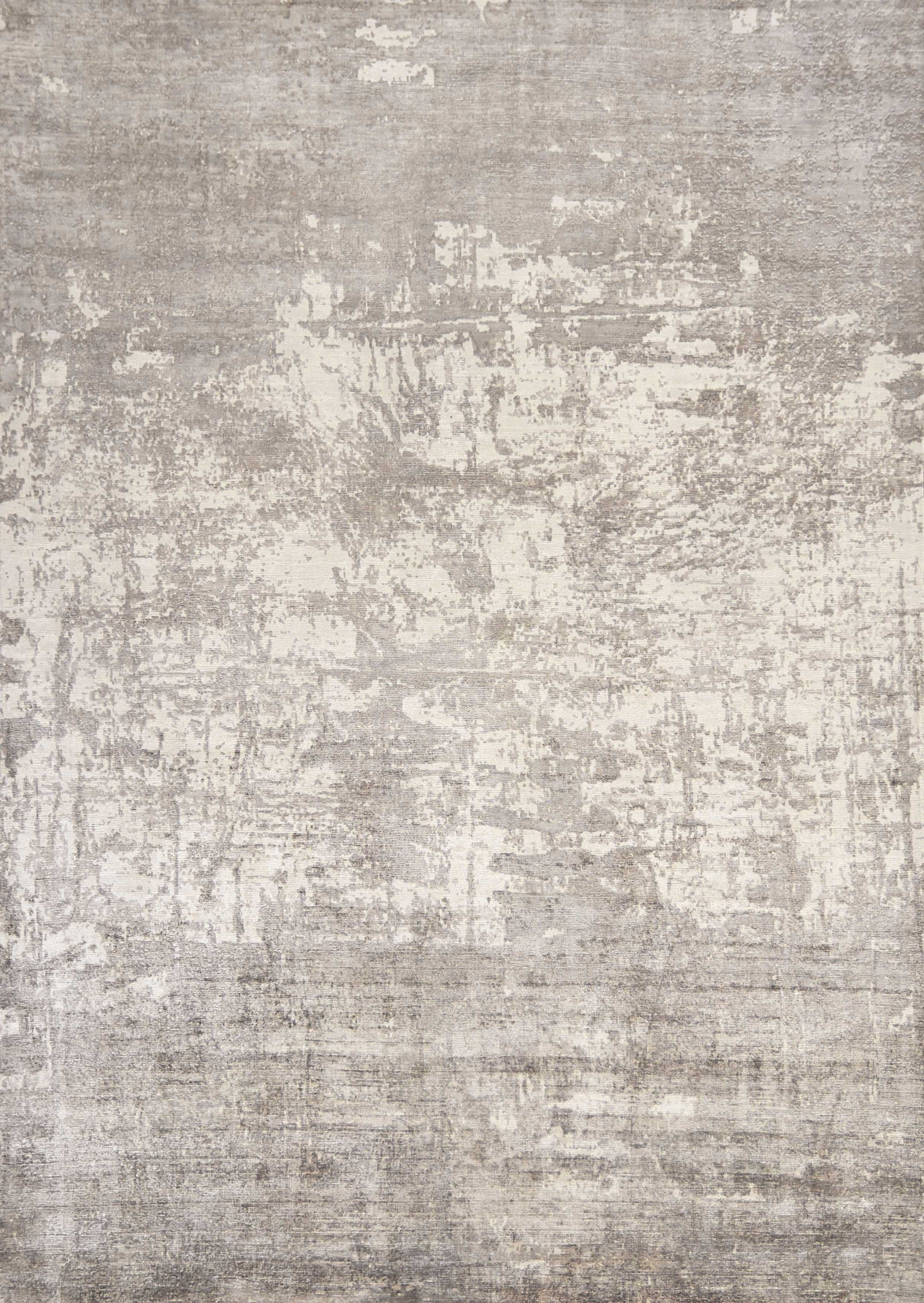8' X 11' Viscose Beige Area Rug