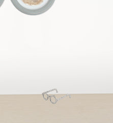 2" Silver Metal Sculpture