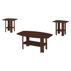 61.5" X 75.5" X 55.25" Cherry Table 3Pcs Set