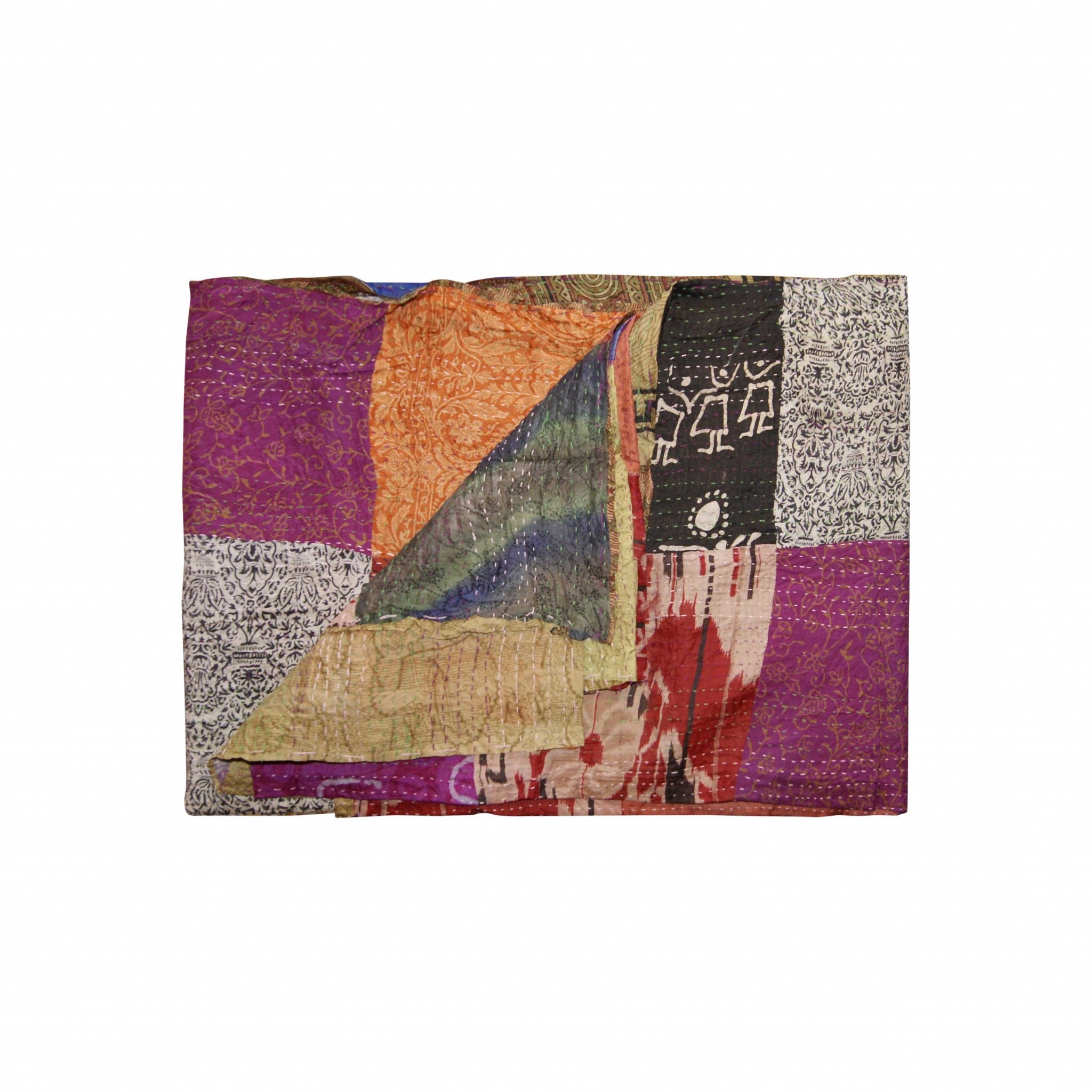 60" X 90" Silk Multicolor Throws