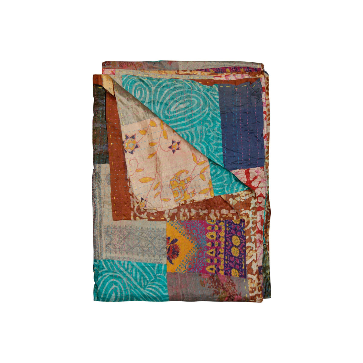 50" X 70" Silk Multicolor Throws