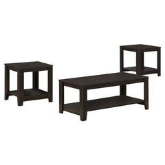 Cappuccino Table Set 3Pcs Set