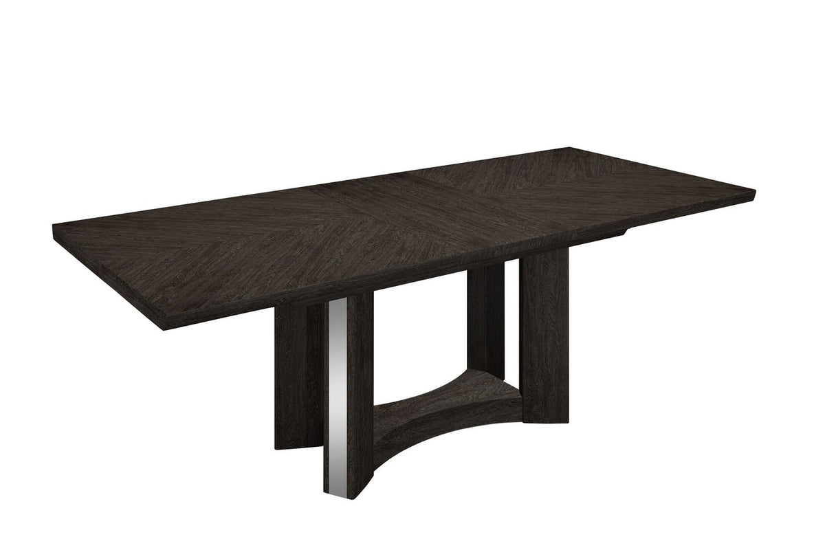 98" X 43" X 30" Gray Dining Table