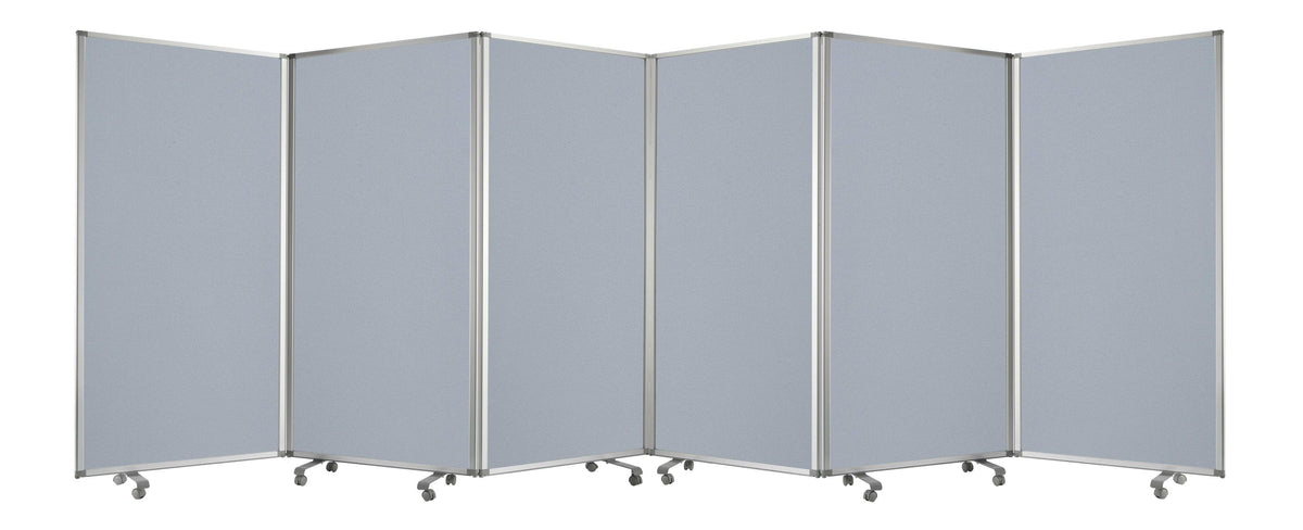 212 X 1 X 71 Metal Grey 6 Panel Screen