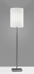 Floor Lamp Classic Silhouette Brushed Steel Metal