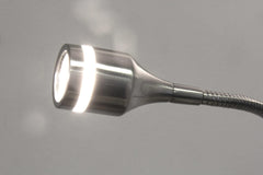 15" Black Metal Adjustable Clip On Led Table Lamp