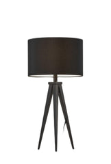 Treble Black Metal Table Lamp