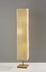 Wildside Paper Shade Floor Lamp With Natural Wood Base