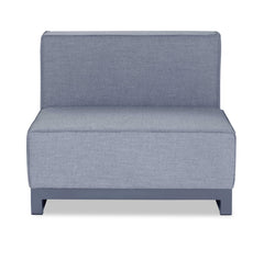 Gray Metal Modular With Cushion