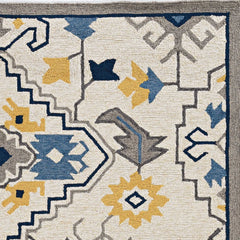90 X 114 Ivory Polypropylene Rug