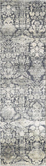 63 X 91 Grey Polyester Or Viscose Rug