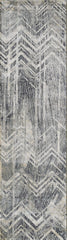 63 X 91 Grey Polyester Or Viscose Rug