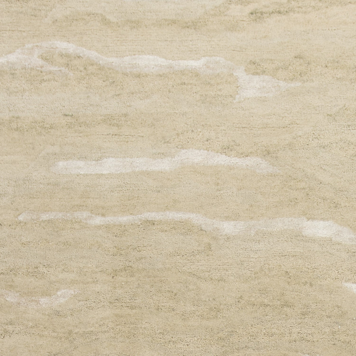 102 X 138 Beige Wool Or Viscose Rug