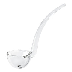 6 Mouth Blown Crystal Gravy Dressing Or Sauce Ladle