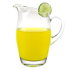 9 Mouth Blown Crystal Barrel Water Juice Or Iced Tea Pitcher 54 Oz
