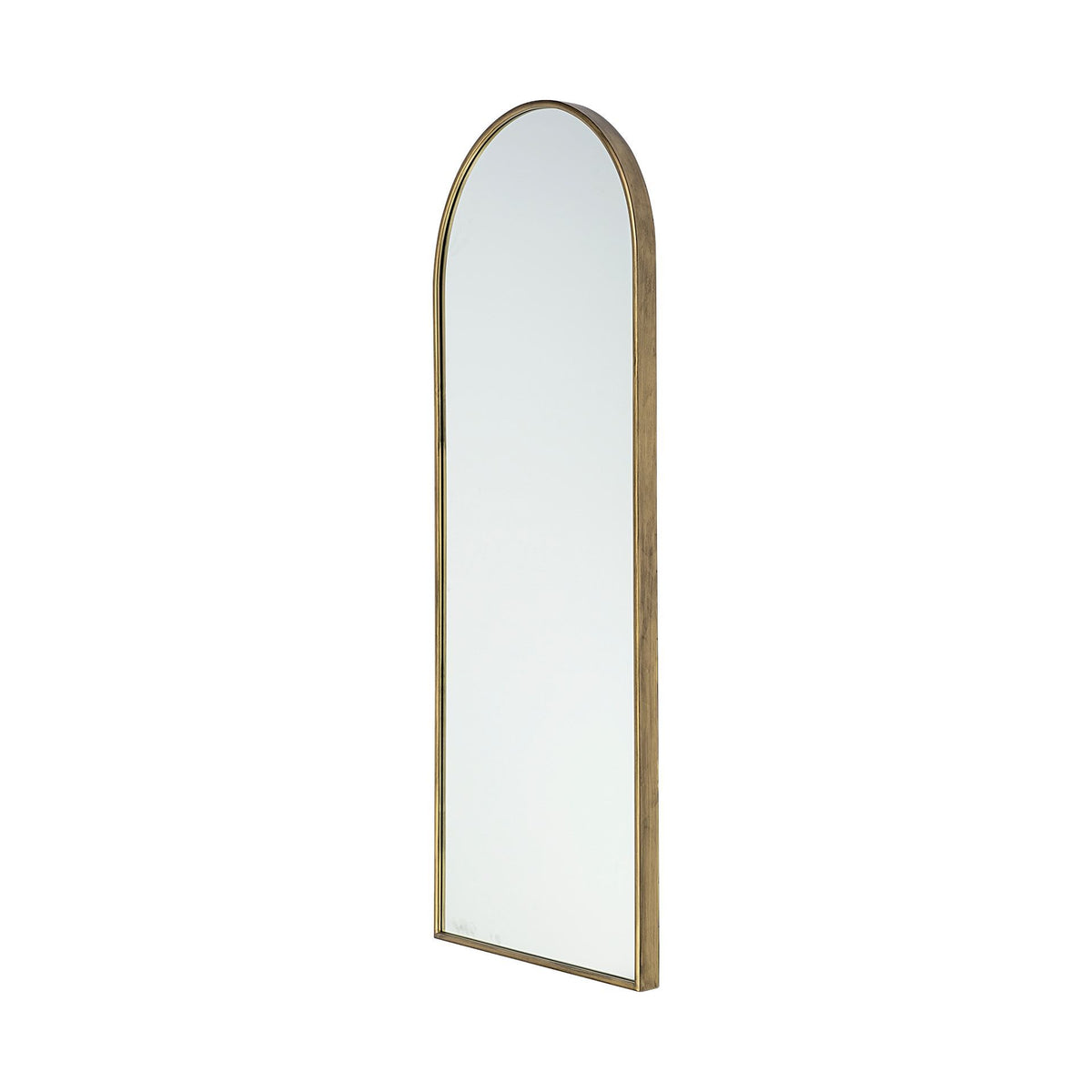 70" Brushed Arch Bathroom Over Vanity Mirror Wall Mounted With Metal Frame