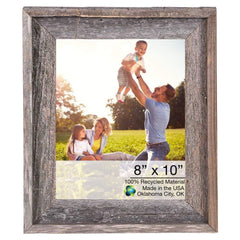 8" X 10" Natural Weathered Gray Picture Frame