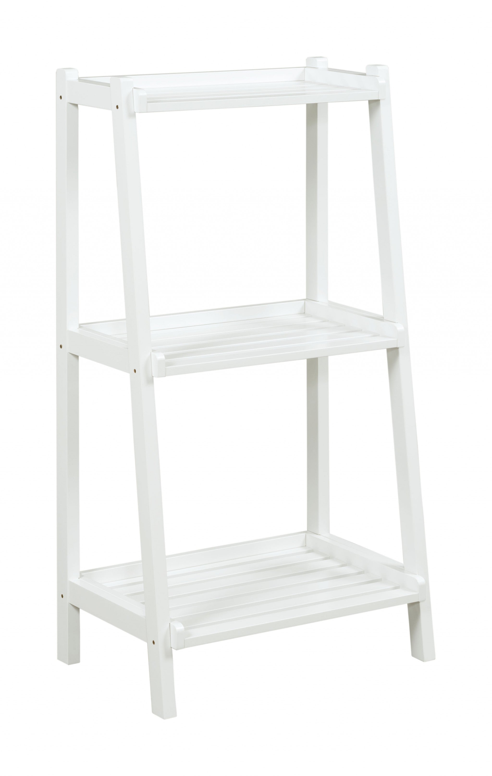 42" Bookcase With 3 Shelves In White