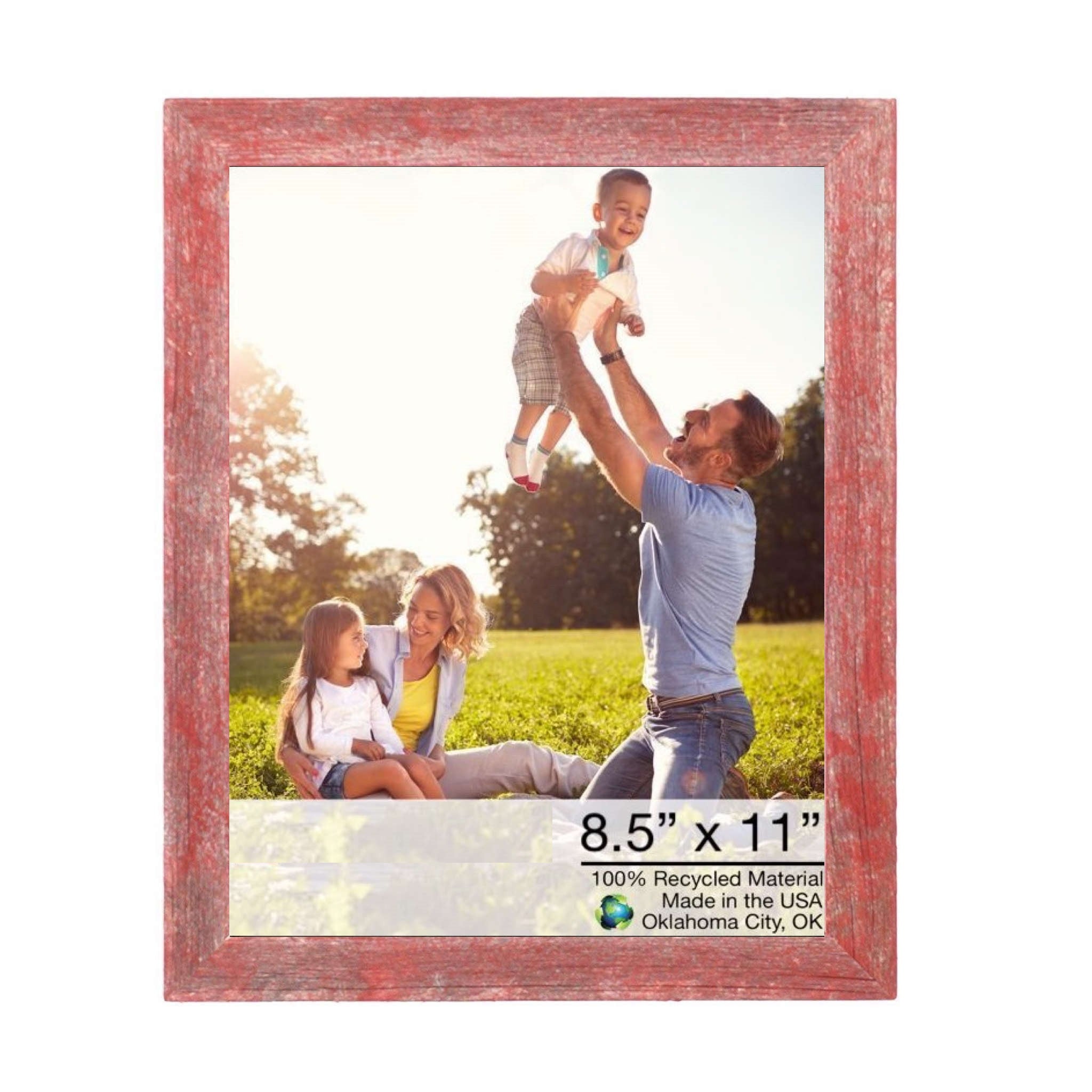 11"X14 Rustic Red Picture Frame