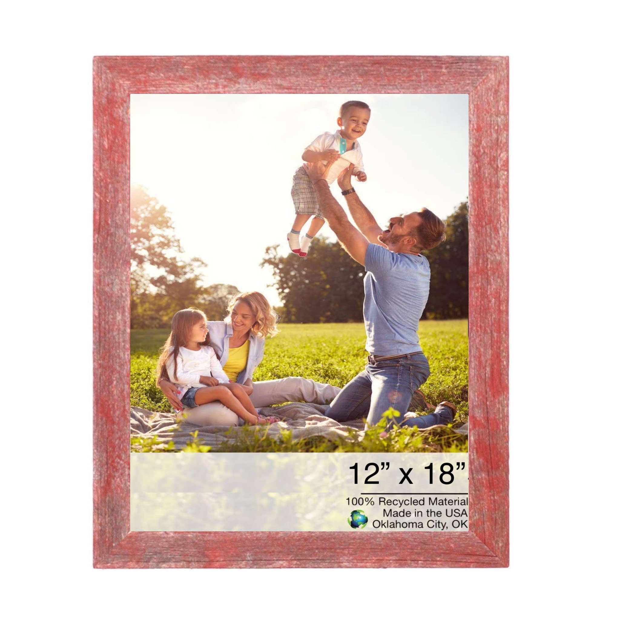 12X18 Rustic Red Picture Frame