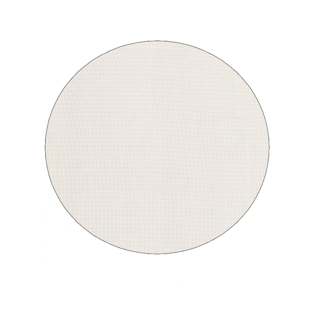 6" Round Beige Non Sip Rug Pad