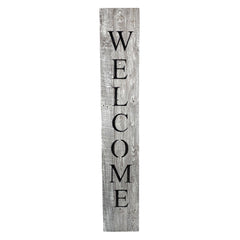 Rustic White Wash Front Porch Welcome Sign