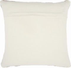 20" Clay Solid Color Distressed Throw Pillow