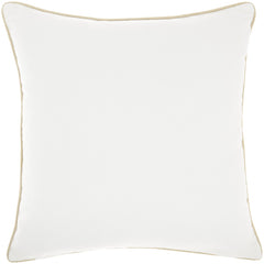 Cream Sequined Ombre Throw Pillow